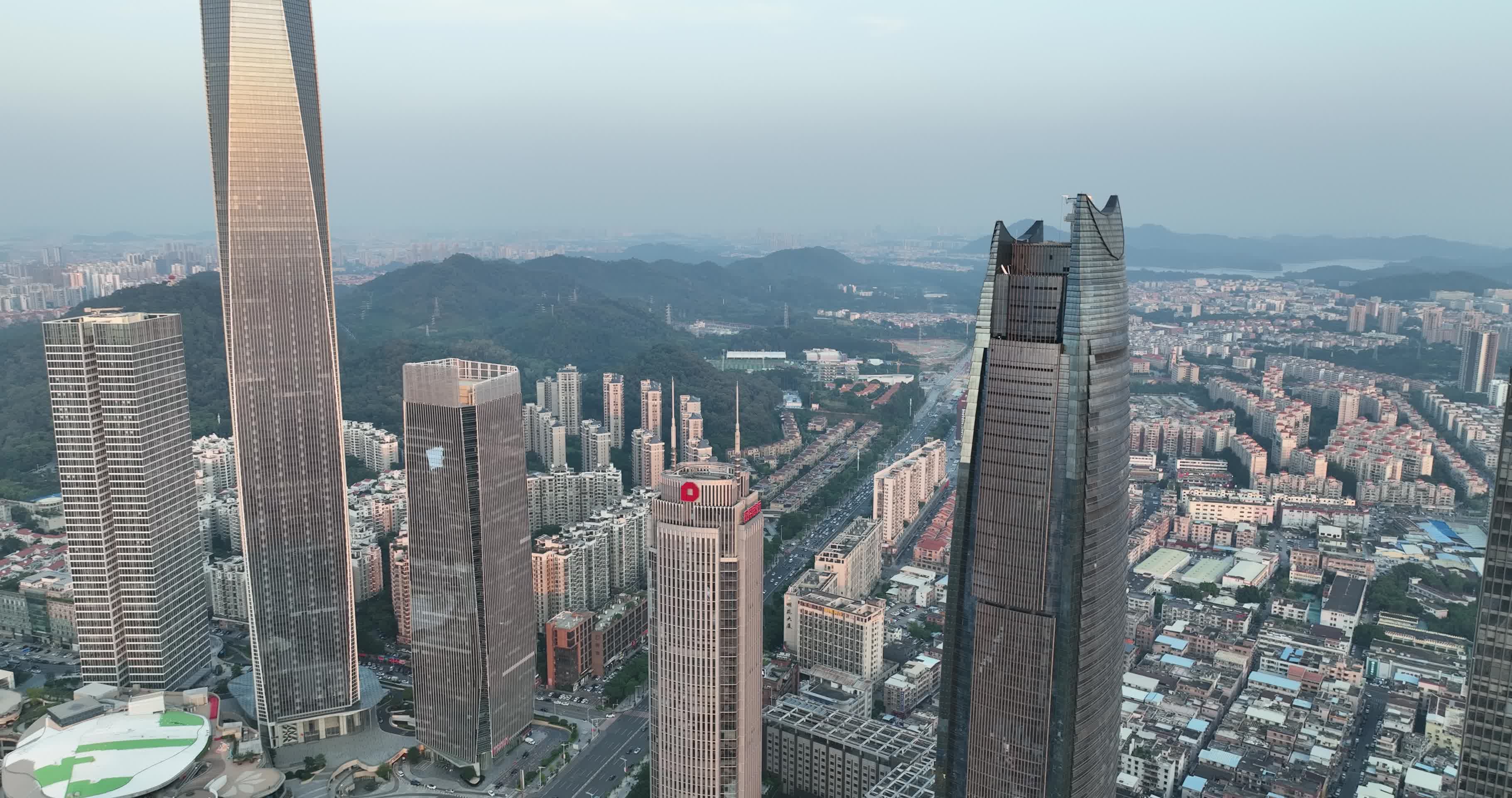 广东省东莞市城市风光航拍视频的预览图