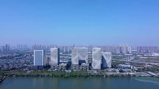 武汉洪山区融创智谷产业园4K航拍合集视频的预览图