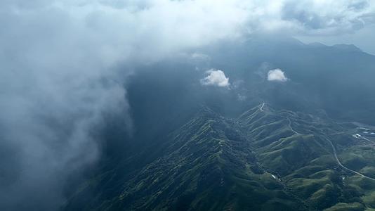 广西桂林全州天湖水库天空自然山景风光航拍视频视频的预览图