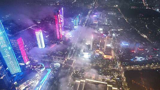 广东省东莞市城市云海航拍视频的预览图