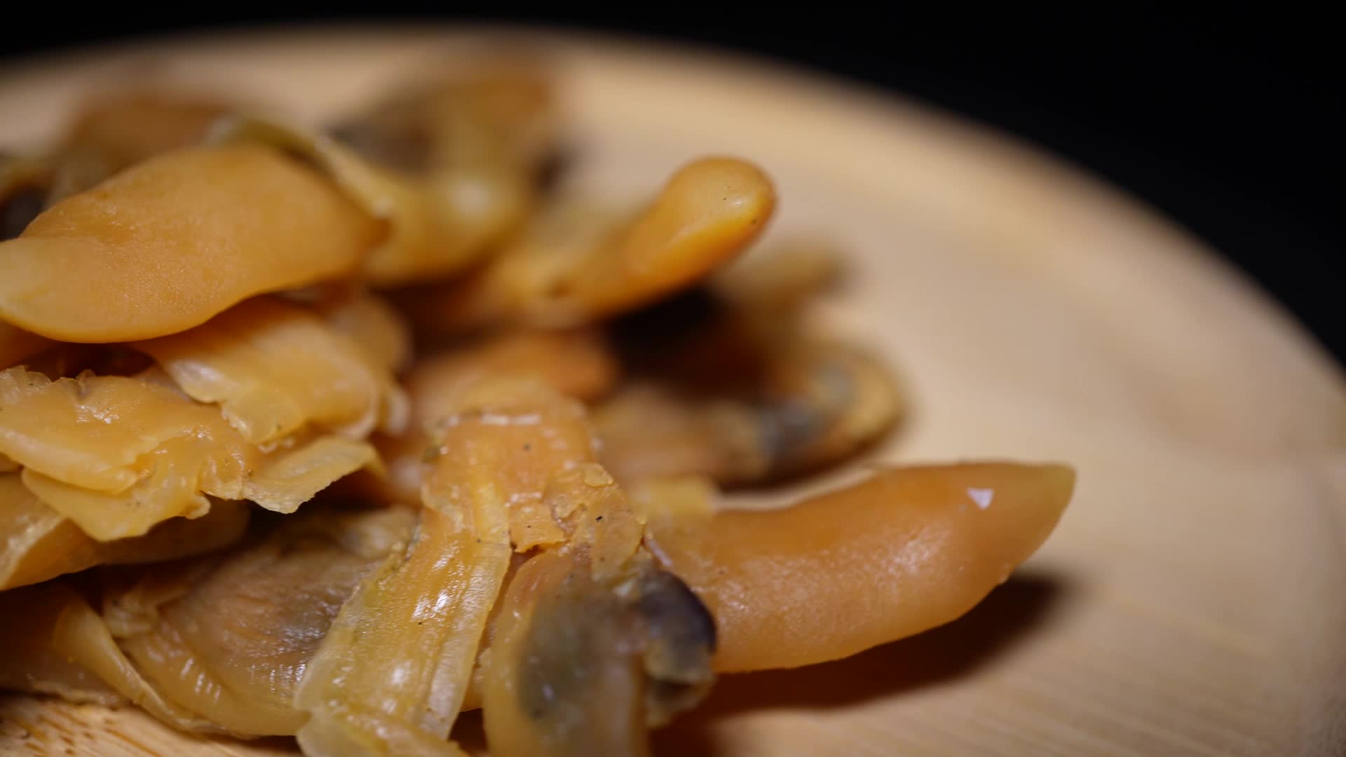 野生蛏子干海鲜海货干货海蛏子竹蛏肉干视频的预览图