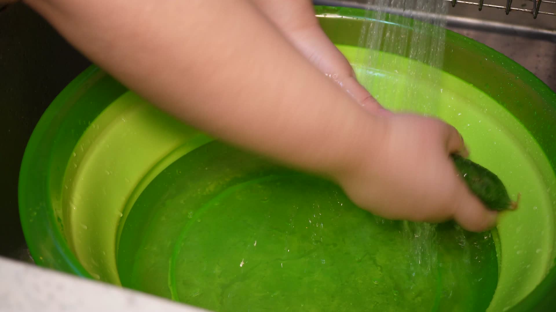 刷洗黄瓜切黄瓜片做饭视频的预览图