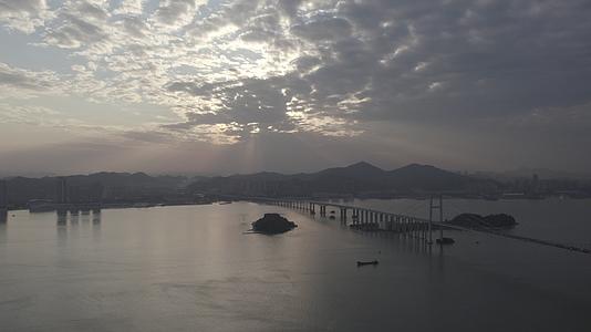 广东省东莞市虎门大桥航拍视频的预览图