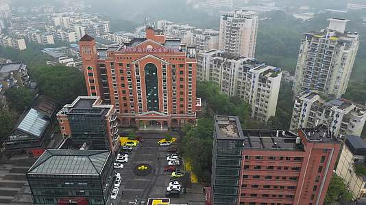 重庆北碚国家级科技企业孵化器大楼航拍合集视频的预览图