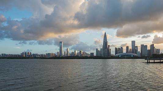深圳湾后海延时风光视频的预览图