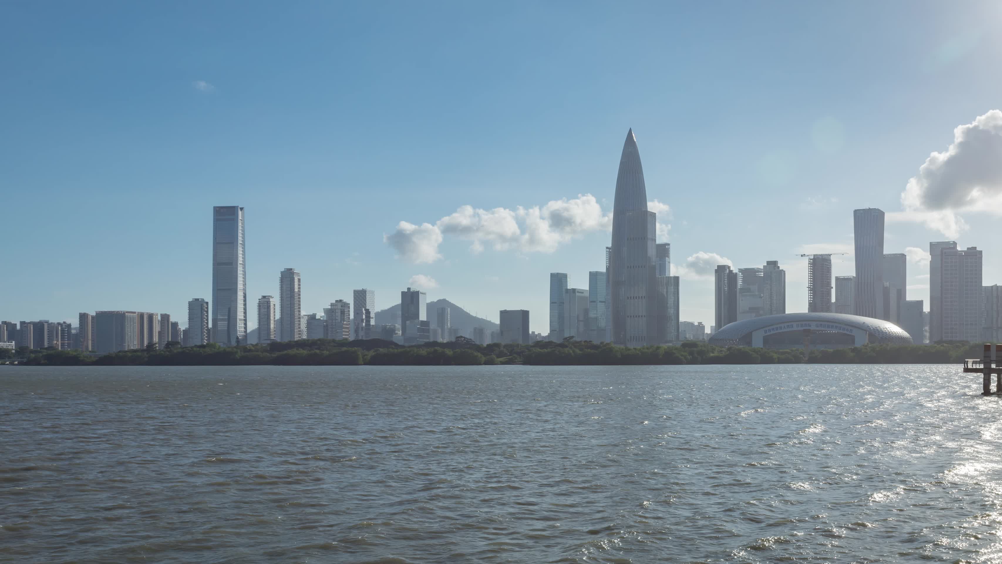 深圳湾后海延时风景视频的预览图