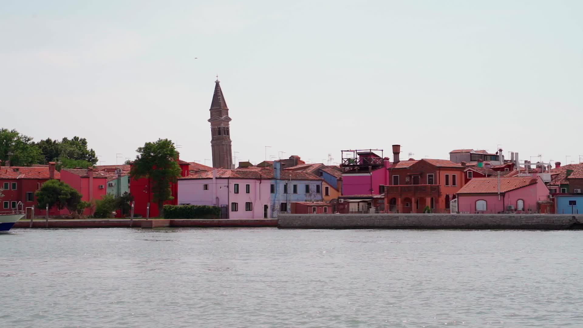 威尼斯彩色岛布拉诺岛视频的预览图