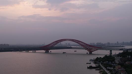 广州明珠湾大桥晚霞合集视频的预览图