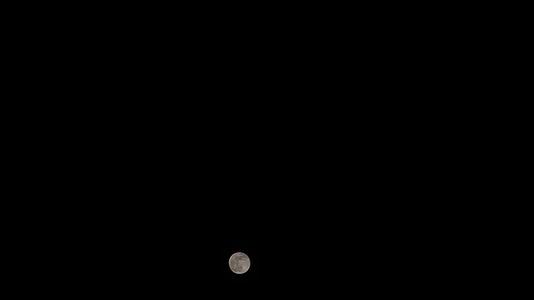 月亮升起纯净单镜头延时视频的预览图