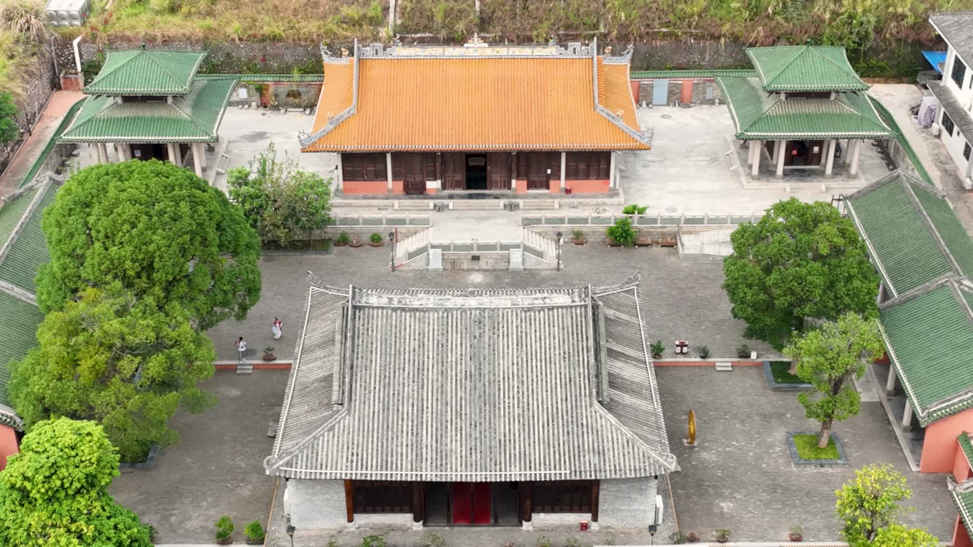4K航拍南宁孔庙视频的预览图