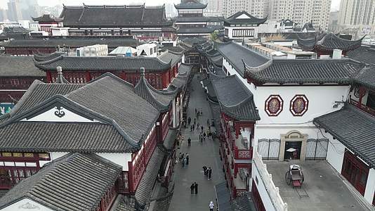 古建筑古风江南小镇视频的预览图