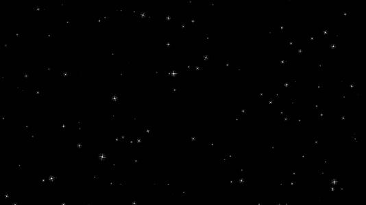 星空粒子闪烁背景合成视频的预览图