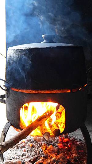 烧柴做饭农家菜视频的预览图