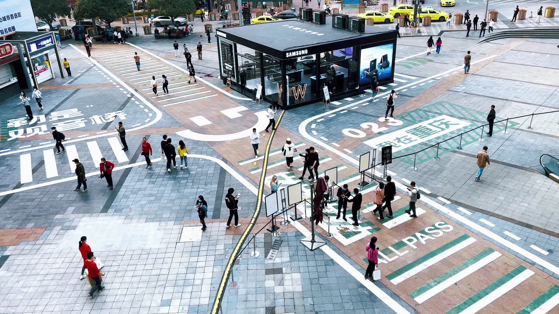 城市街景人物生活人群街道视频的预览图