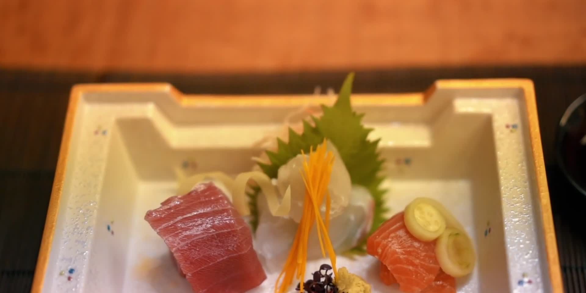 美食日本料理视频的预览图