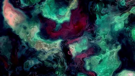 抽象艺术背景色彩视觉流体概念烟雾视频的预览图