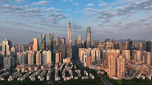 深圳城市高楼地标建筑航拍视频的预览图