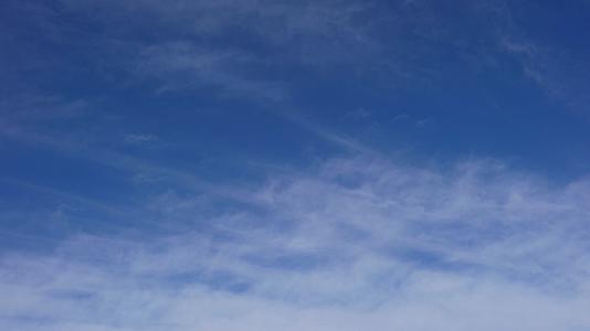 4K蓝天白云云层流动延时云彩空镜头视频的预览图