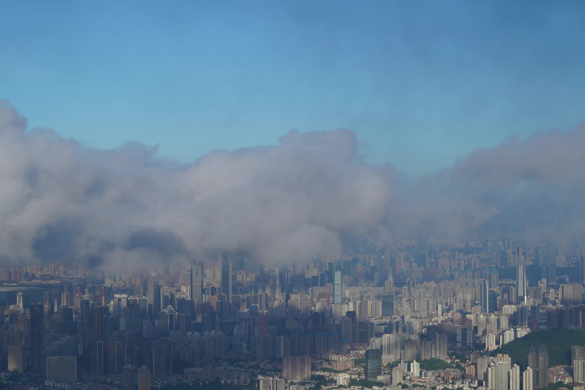 深圳城市风光云海延时视频的预览图
