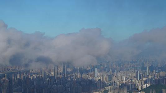 深圳城市风光云海延时视频的预览图