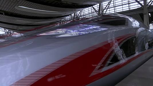 高铁动车驾驶员经济发展视频视频的预览图