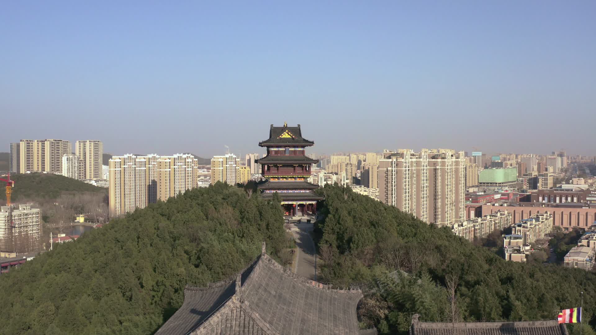 江苏徐州竹林寺风光视频的预览图