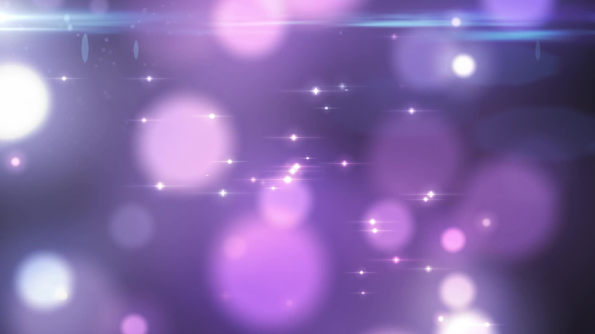 紫色浪漫粒子主题ae片头视频的预览图