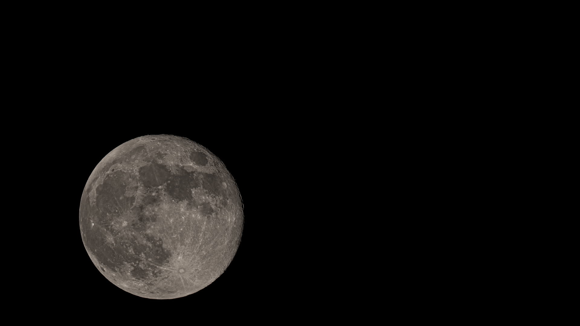 4K超清晰月球延时摄影视频的预览图