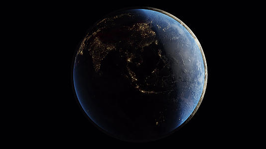 地球自转后期特效带通道视频的预览图