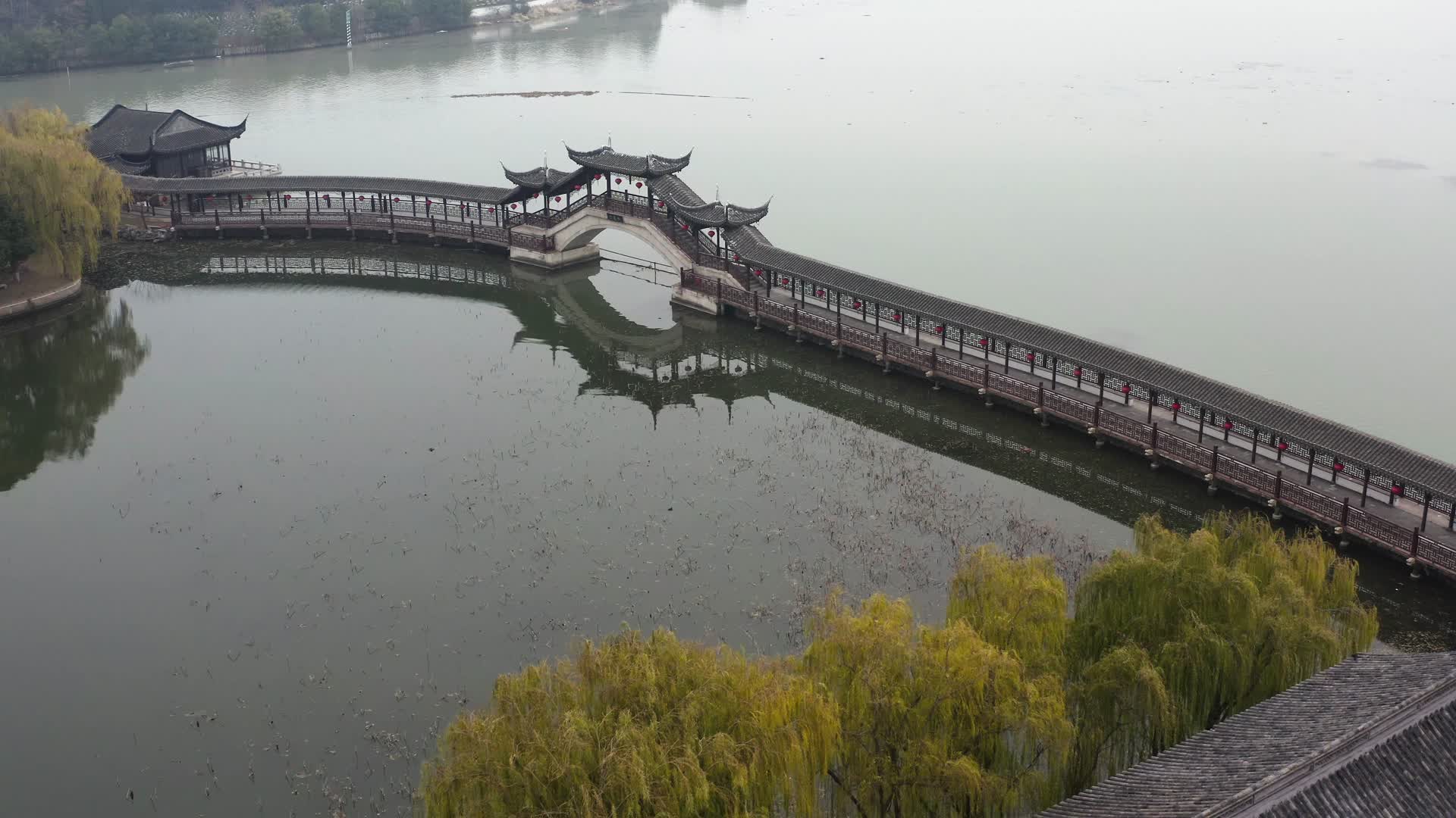 苏州锦溪古镇风光视频的预览图