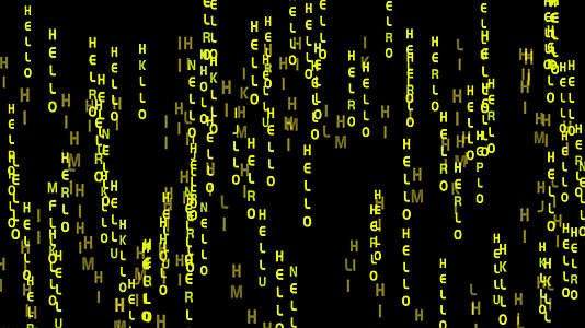 科技感字幕粒子文字动画AE模板视频的预览图