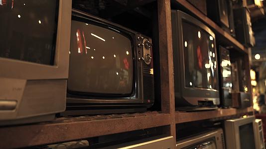 90年代老上海怀旧老电视机4K视频的预览图