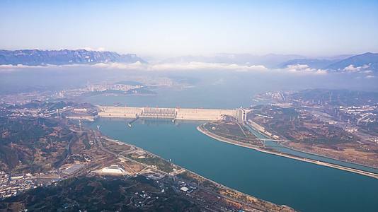 8K震撼三峡大坝超级水利工程壮丽山河延时视频的预览图