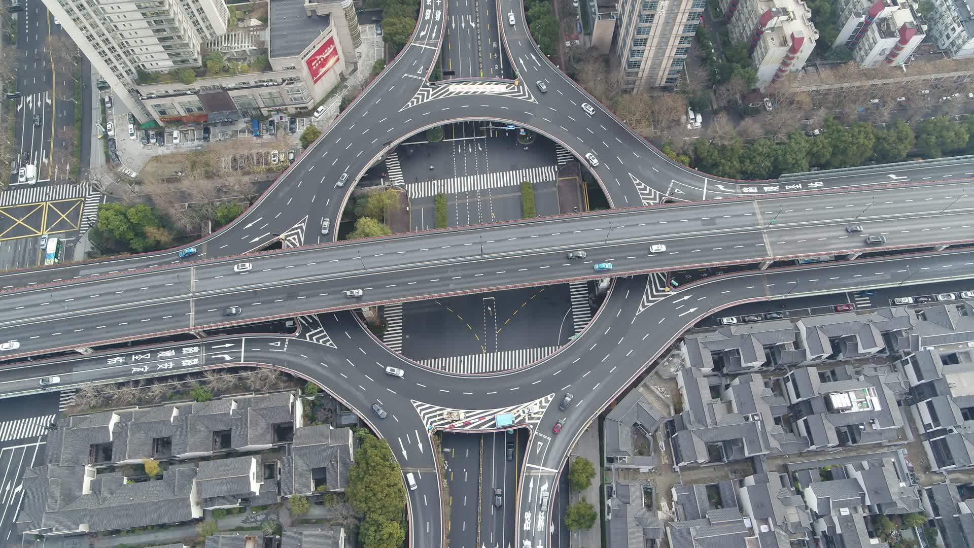 杭州立交桥航拍视频的预览图