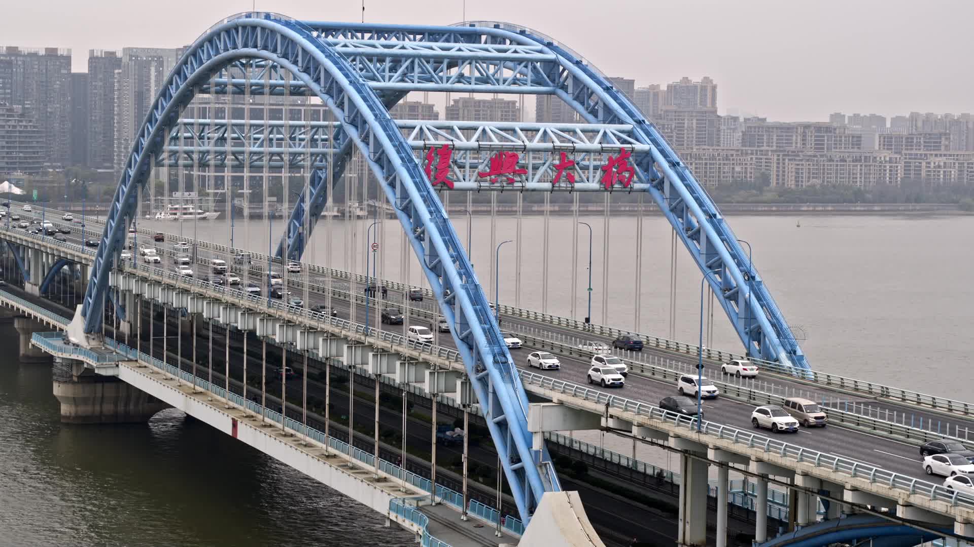 杭州城市立交桥航拍视频的预览图
