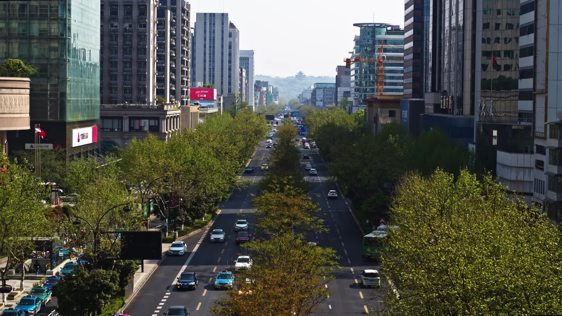 杭州城市风光航拍视频的预览图