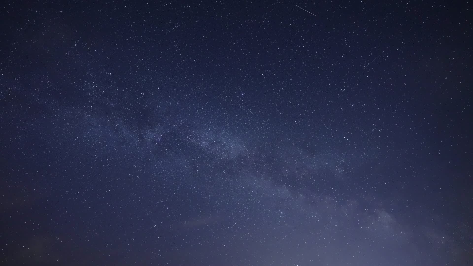 夜晚星空银河流星延时视频的预览图