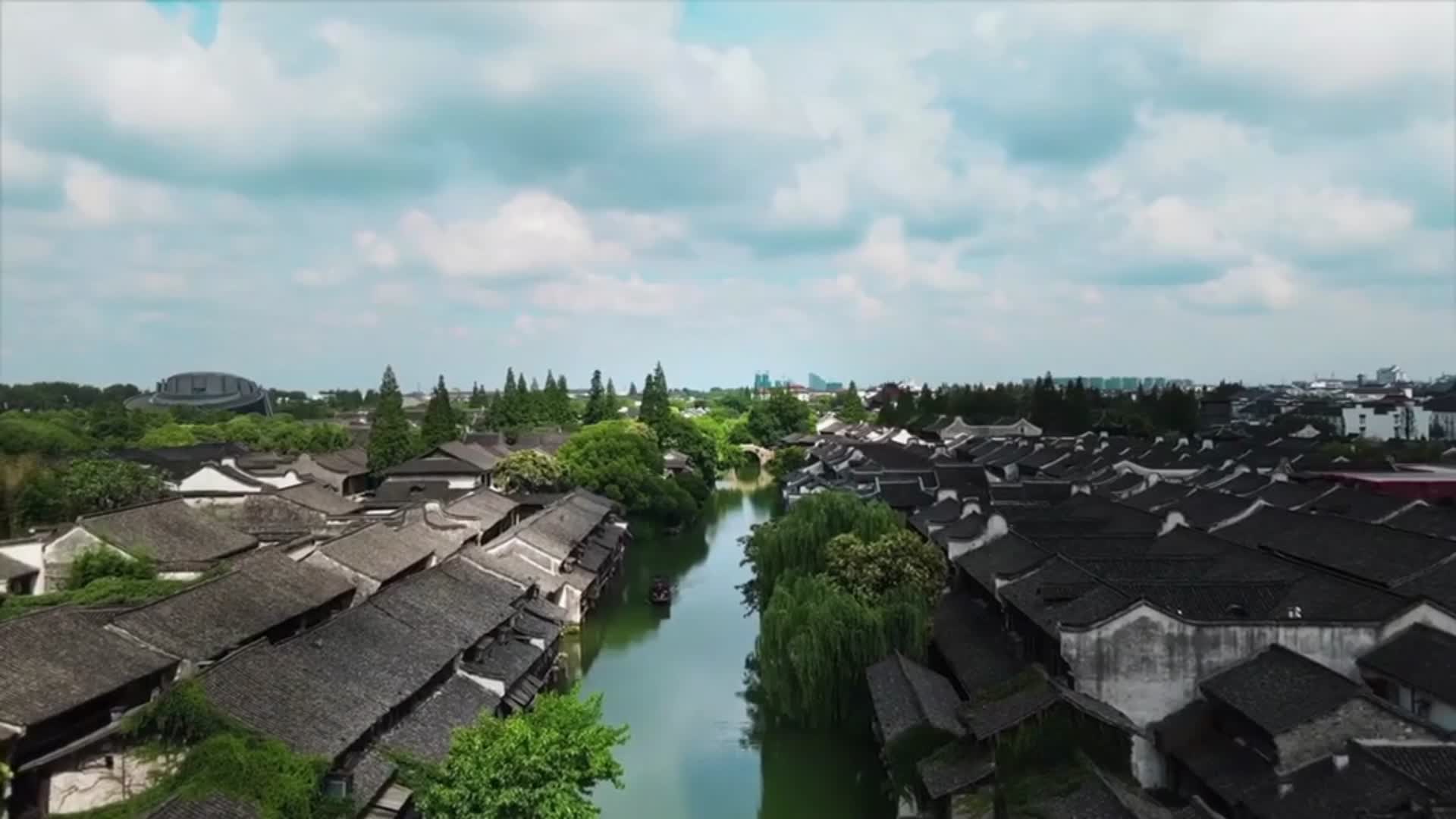 合集江南古镇四季风光多镜头视频的预览图