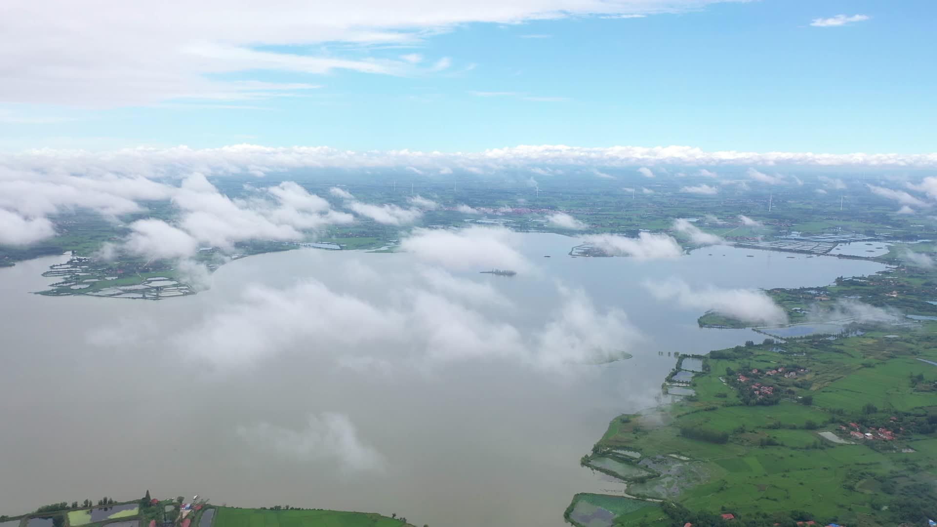 应城市龙赛湖风景视频的预览图