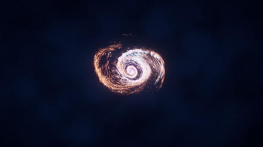 梦幻粒子星云3D渲染视频的预览图