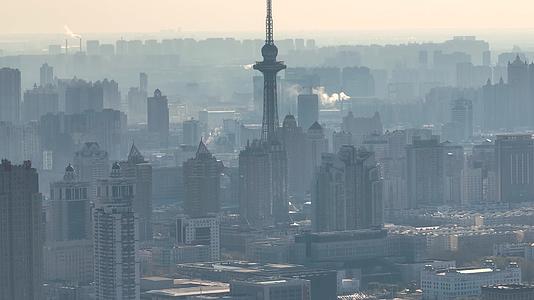 哈尔滨城市风光航拍视频的预览图