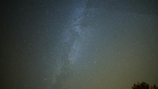 夜晚星空繁星流星合集视频的预览图