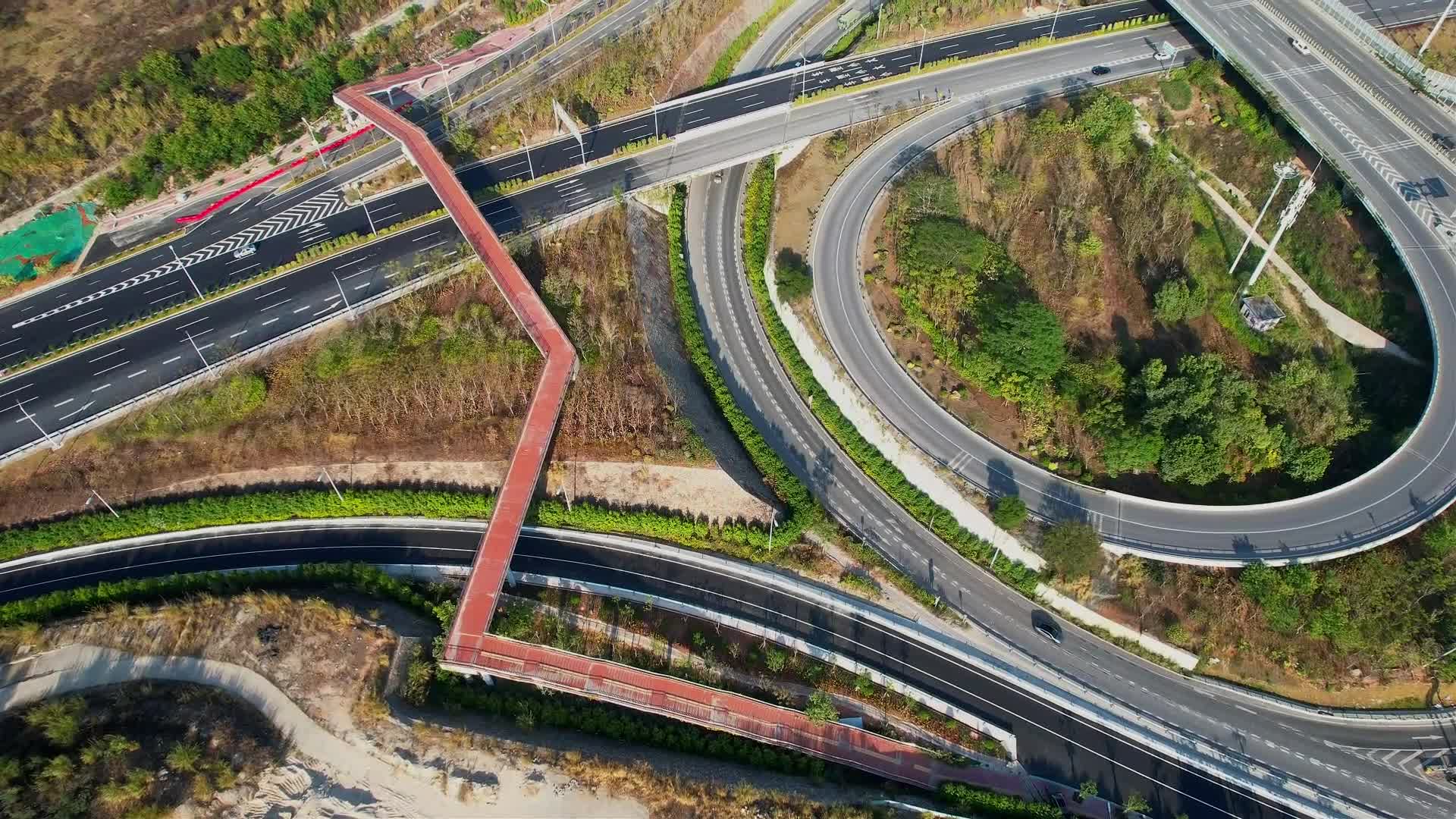 厦门航拍海沧立交桥视频的预览图