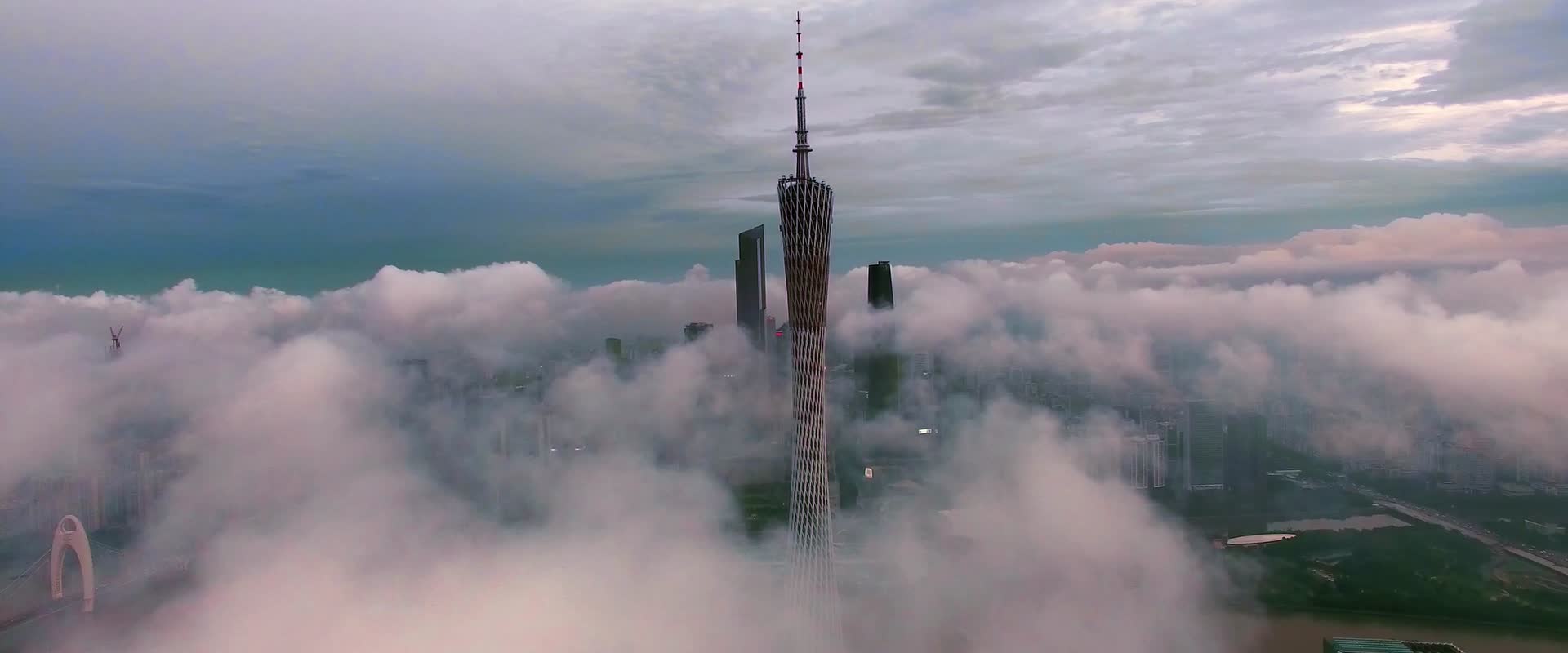 广州城市景色宣传片视频视频的预览图