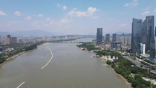 福建福州闽江尤溪大桥航拍视频的预览图