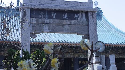 西安清真回民街祝延寿寺视频的预览图