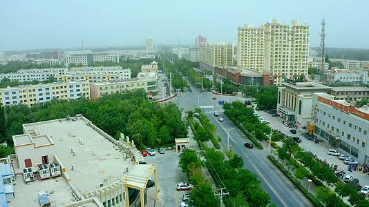 若羌县城市新貌视频的预览图