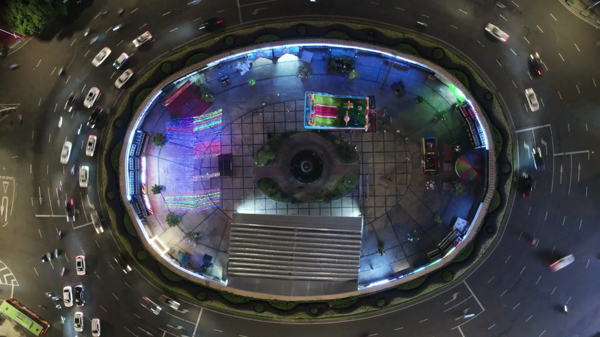 湖南长沙城市风光交通延时摄影视频的预览图