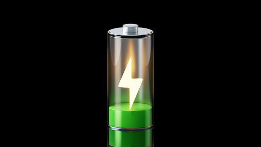 电池与电力能源循环动画3D渲染视频的预览图