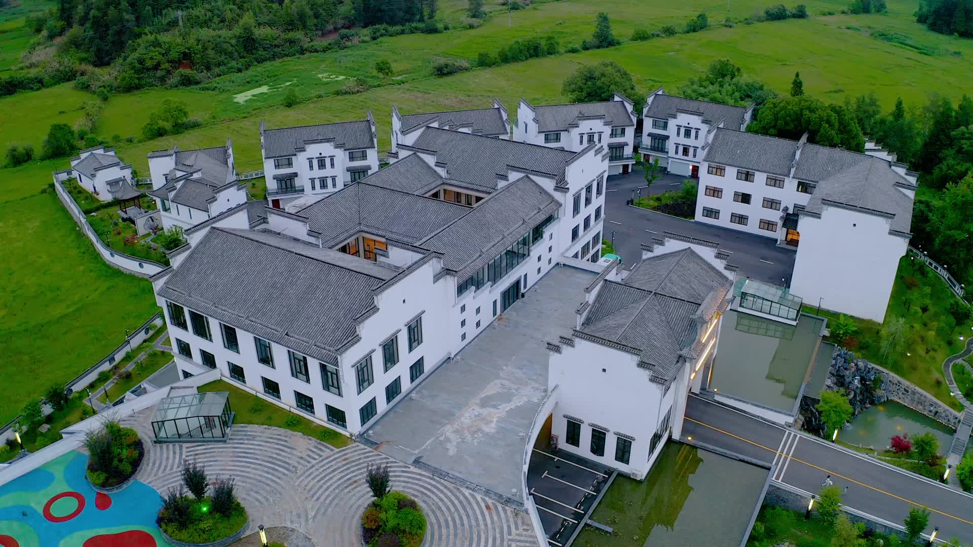 徽派建筑风格的酒店视频的预览图